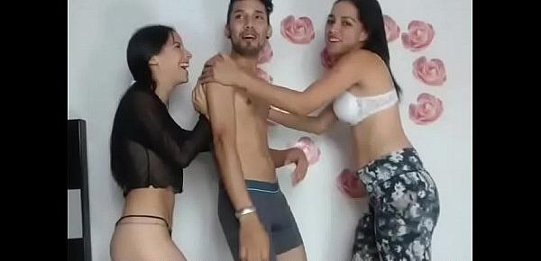  Lucky Guy Gets To Fuck Two College Chicks,,,